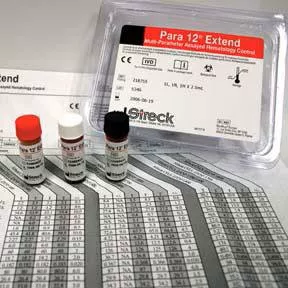 Streck Laboratories Hematology Control Para 12 Extend Low Level / Normal Level / High Level 18 X 2.5 mL - ST/1 - 218750-ST