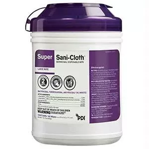 Super Sani-cloth Wipe6X 6 3/4 160/tub- 1 Each