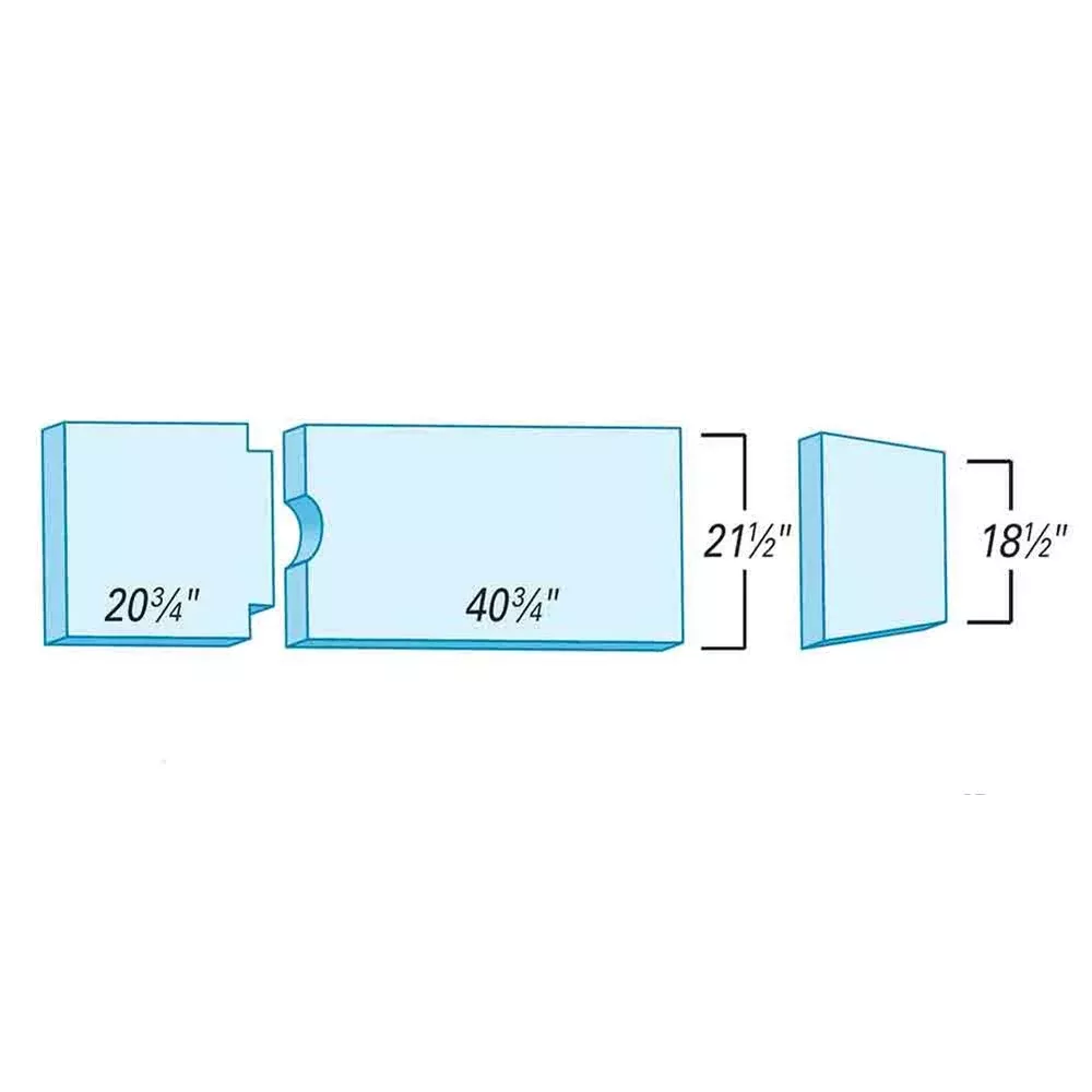 Support Surfaces for Maquet 1130, 3-Piece Support Surface for Maquet 1130, 3-pc., Premium - 910255FBW