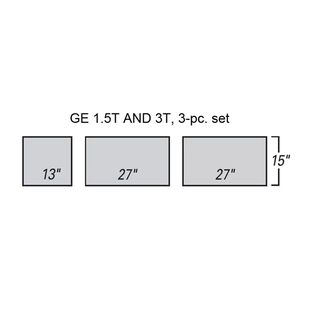 Support Surfaces for MRI GE 1.5T & 3T Tables, 3-Pc. Set Support Surface for MRI GE 1.5T & 3T Tables, 3-Pc., Premium - 935192