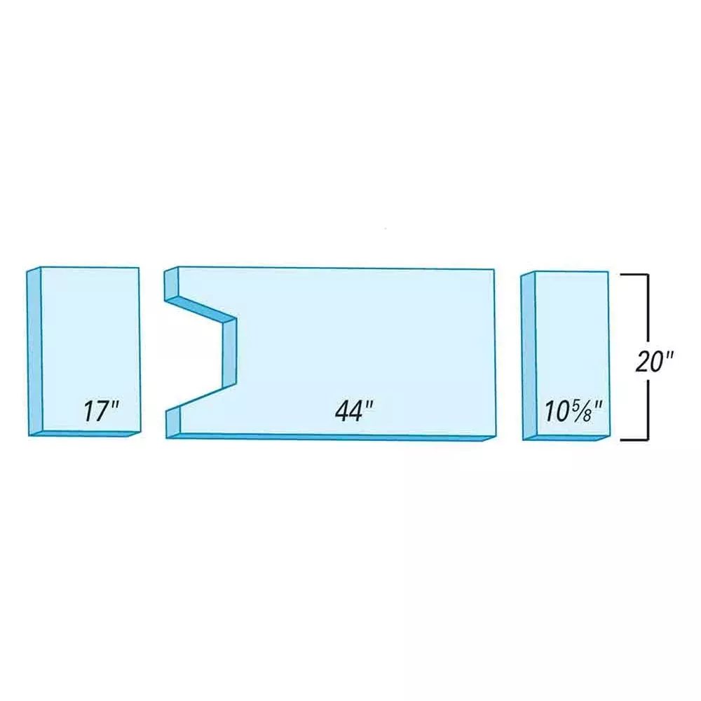 Support Surfaces for Shampaine 4900 Support Surface for Shampaine 4900, Deluxe - 910249XBW