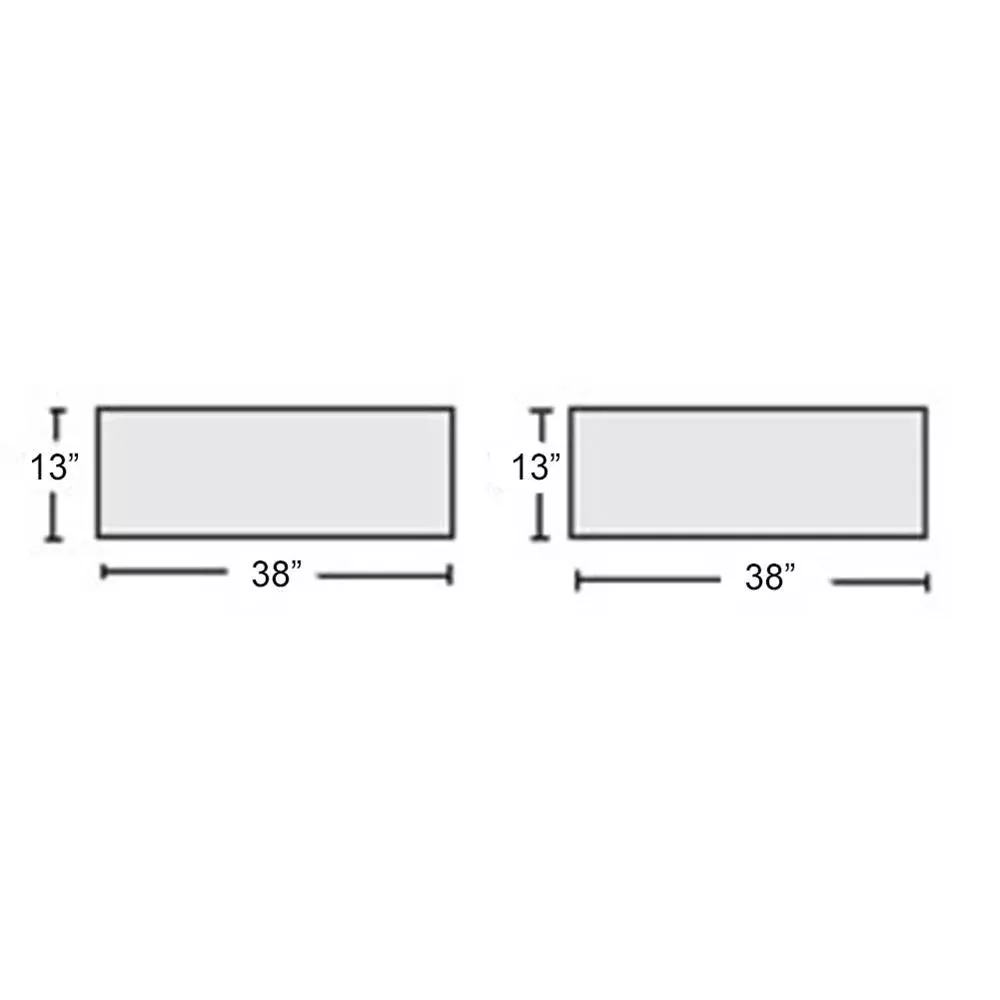 Support Surfaces for Toshiba CT Narrow Table, 2-pc. Set Support Surface for Toshiba CT 2-Piece Narrow Table, Basic - 910439NBW
