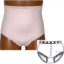 Team Options 80001-XXL-C - OPTIONS Ladies' Basic with Built-In Barrier/Support, Light Yellow, Center Stoma, XX-Large 11-12, Hips 47" - 49"