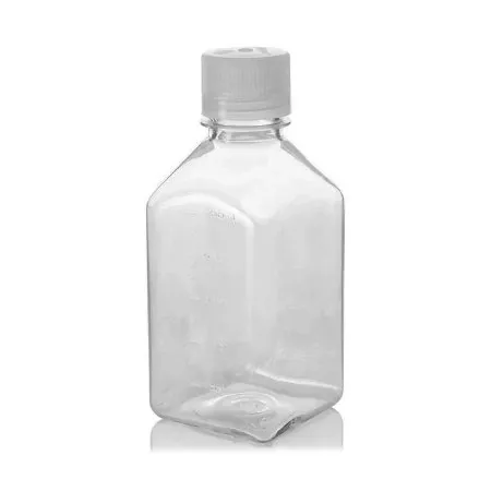 Thermo Scientific Nalge General Purpose Bottle Nalgene™ Narrow Mouth / Square Polycarbonate / Polypropylene 500 mL (16 oz.) - Case of 24 - 2015-0500-CS