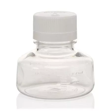 Thermo Scientific Nalge Storage Bottle Nalgene™ Rapid-Flow™ Polystyrene / Polyethylene 150 mL - Case of 25 - 455-0150-CS