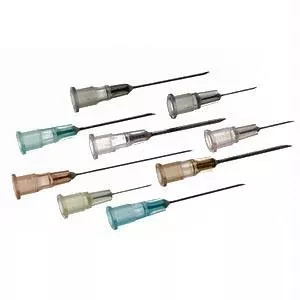 Thin Wall Regular Bevel Needle 23g X 1-1/2" (100 Count)- Box of 100