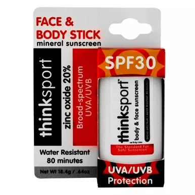 Think Operations THINKSPORTSTICK - Thinksport Sunscreen Stick SPF 30, 0.64 oz