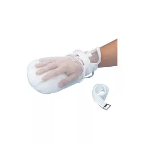 Tidi 2814 - Hand Control Mitt Double-Security Mitts One Size Fits Most Strap Fastening 2-Strap