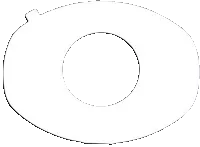 Torbot 2687-04 - Universal Adhesive Gasket, 1/2", 10 Per Package