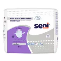 Tzmo Usa S-ME09-AP1 - Seni Active Super Plus Pull-On Underwear, Medium, 9 Count - 31" - 43"