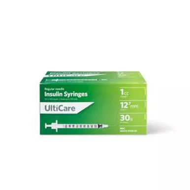 Ultimed 91004 - UltiCare Syringe 30G x 1/2", 1/2 mL (90 Count)