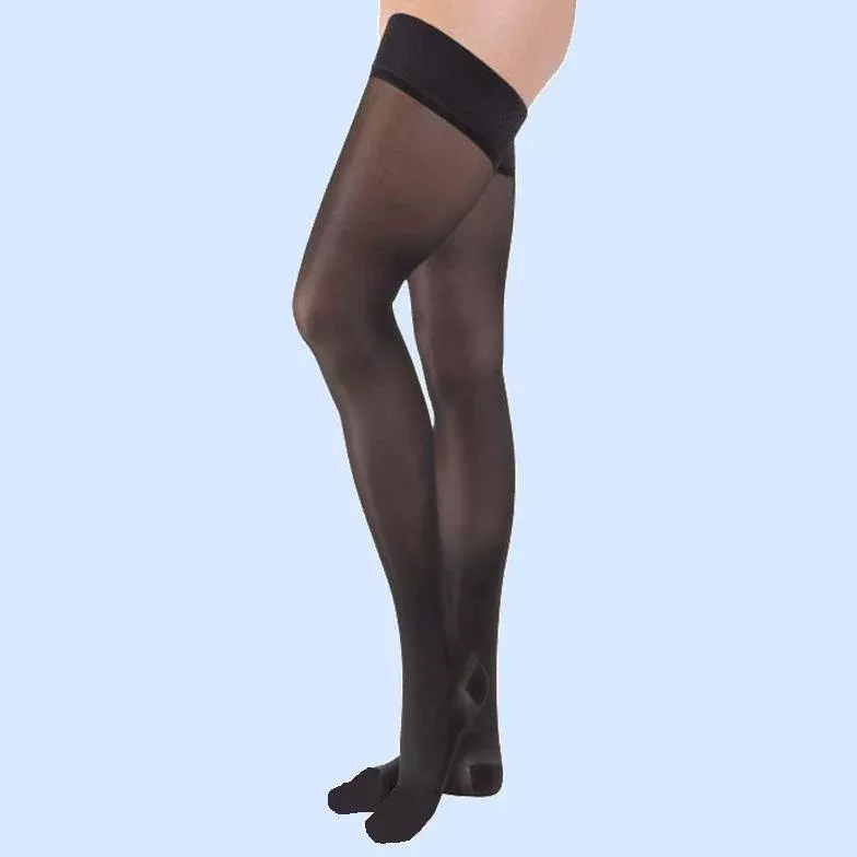 Ultrasheer, Thigh, 20-30, Open Toe, Large, Natural- 1 Each
