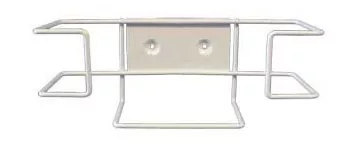 Unimed - Midwest Glove Box Holder Dual Wire Horizontal or Vertical Mounted 1-Box Horizontal / 2-Box Vertical Capacity White 3-1/2 X 3-1/2 X 11 Inch Coated Wire - Each - BXWW004029-EA