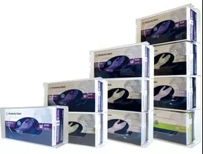 Unimed - Midwest Glove Box Holder Side Load with Dividers Horizontal Mounted 3-Box Capacity Clear 3-3/4 X 11-1/4 X 16-1/2 Inch Acrylic - Each - CGT3061003-EA