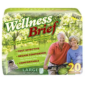 Unique Wellness 3131 - Wellness Brief Super Absorbent Medium 24" - 36"
