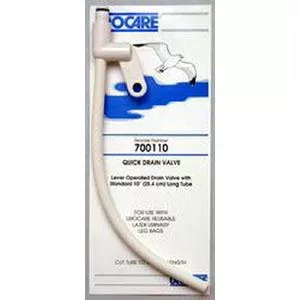 Urocare Quick Drain Valve, Standard 10" Tube- 1 Each