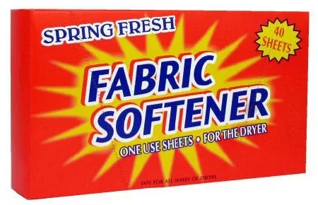 US Chemical Dryer Sheet Spring Fresh 40 Count Box Sheet Spring Fresh Scent - Case of 480 - 063073.-CS