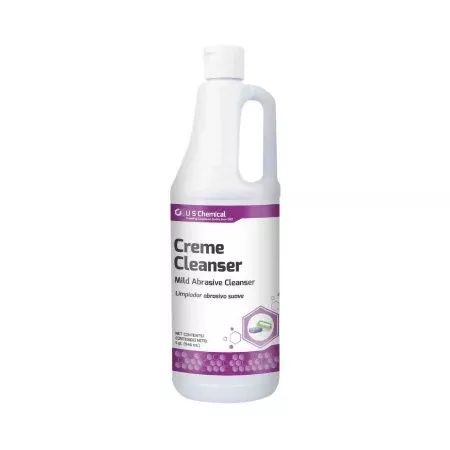 US Chemical Surface Cleaner Alcohol Based Manual Squeeze Cream 32 oz. Bottle Mint Scent NonSterile - Case of 12 - 057674.-CS