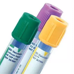 Vacutainer Plastic Edta Tube, Lavender, 10ml- Pack(age) of 100