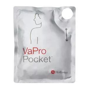 Vapro Pocket No Touch Intermittent Catheter Without Collection Bag, 16 Fr., 16" Long- 1 Each