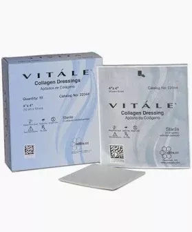 Vitale Collagen Dressing, 4" X 4"- 1 Each