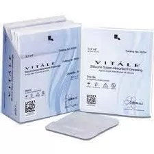 Vitale Silicone Cover Dressings, 3.5" X 4"- 1 Each
