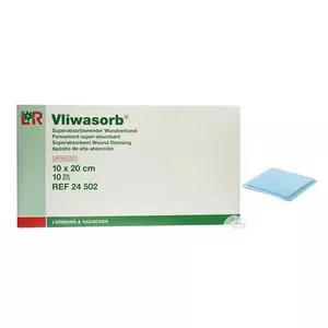 Vliwasorb Super Absorbant Dressing, 4" X 8"- Box of 10