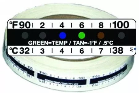 VWR International Temperature Strip Therapak For Single and Split Specimen Collection Kits In Drugs of Abuse Testing - Pack of 100 - 89171-046-PK