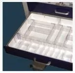 Waterloo Industries Cart Anesthesia Divider Tray System For Full Size Unicarts - Each - DIVTRAY-ANES-EA