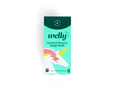 Welly WLY1051 - Welly Health Kids Rainbow Assorted Refill Pack, 24 ct