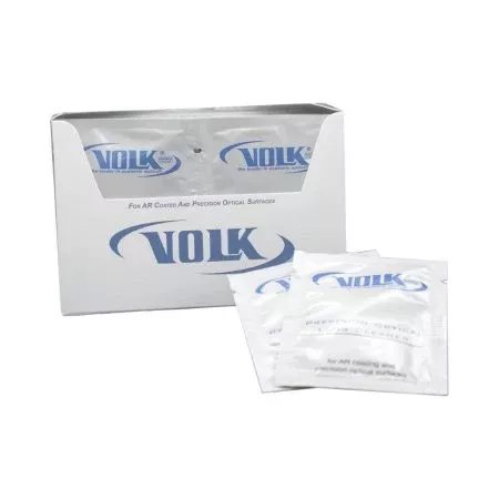 Western Ophthalmics Volk Precision Lens Cleaner Premoistened Manual Pull Wipe 24 Count Individual Packet Scented NonSterile - Box of 24 - VPOLC1-BX