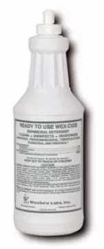 Wexford Labs 2120-02 - Surface Disinfectant Cleaner Wex-Cide Quaternary Based Manual Squeeze Liquid 1 Quart Bottle Citrus Scent NonSterile
