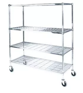 Wire Carts Square Post Wire Cart, 24x48 - 937013