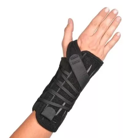 Wrist Brace Titan Wrist™ Aluminum / Nylon Left Hand Black Regular- Default Title